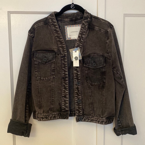 Anthropologie Jackets & Blazers - Black Denim Jacket